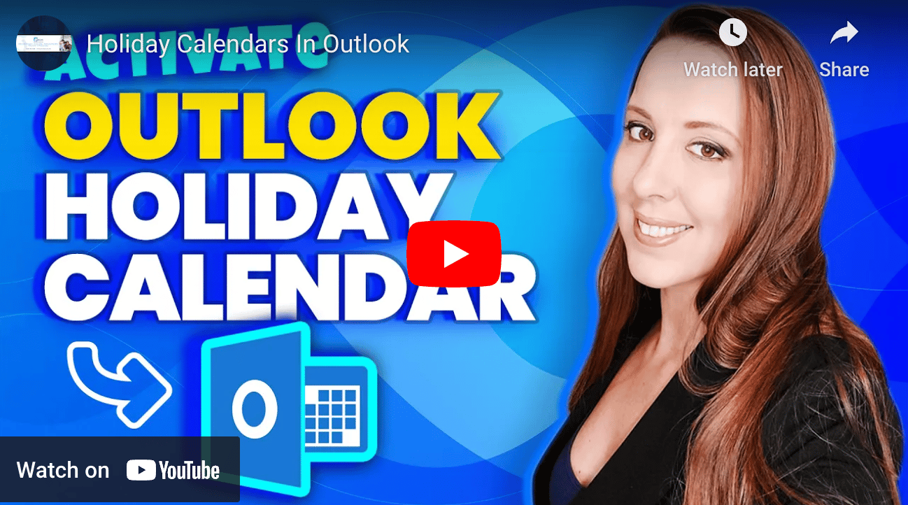 Holiday Calendars In Outlook Orion Networks