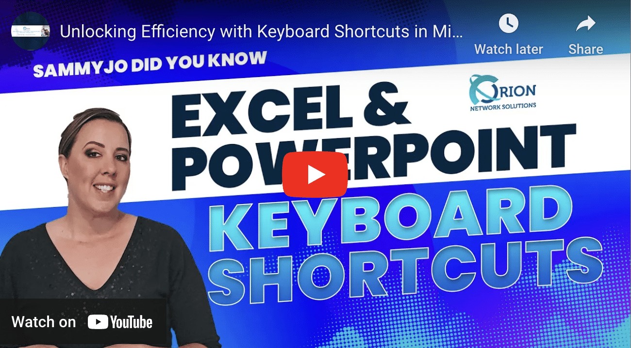 Unlocking Efficiency with Keyboard Shortcuts in Microsoft Excel and PowerPoint